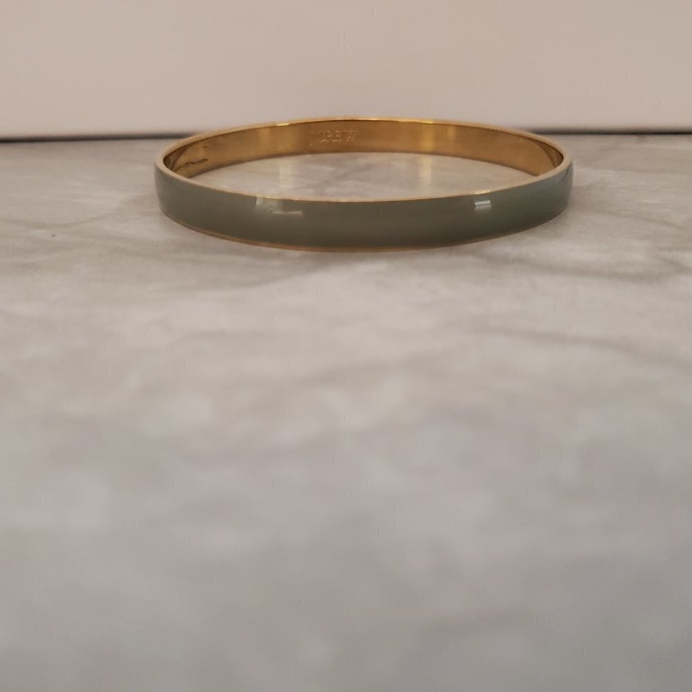 ✨ Vintage Y2k 00s 2000's J. Crew Grey Skinny Bangle ✨ - Picture 2 of 8